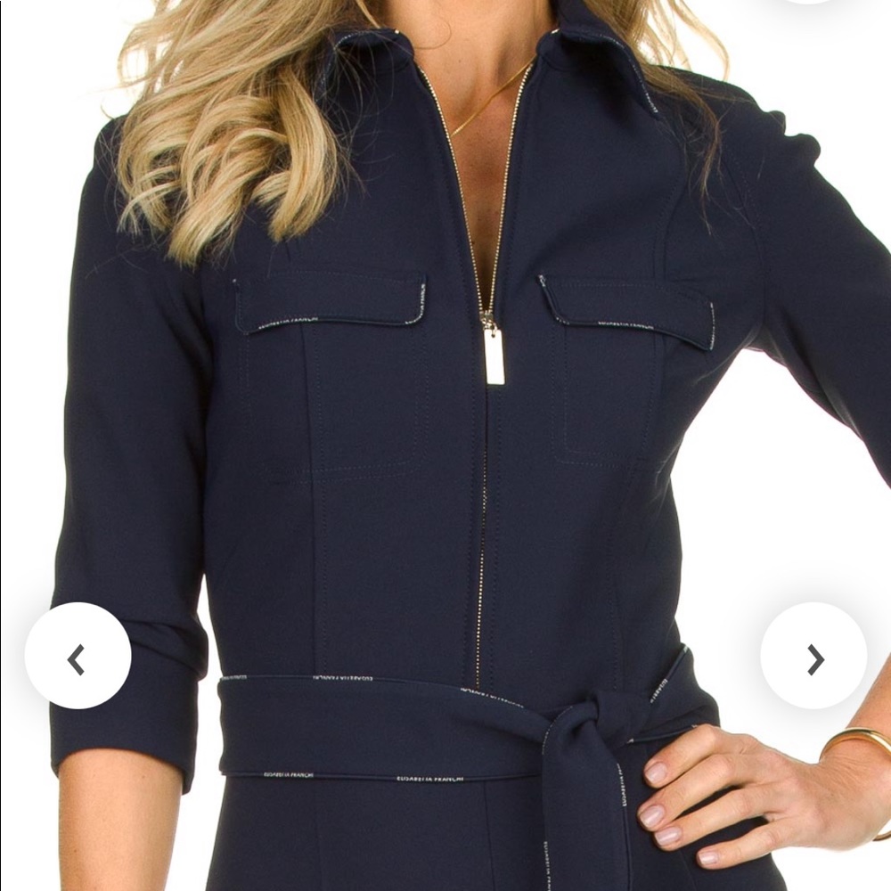 💎👸Elisabetta Franchi white Jumpsuit 👸🇮🇹